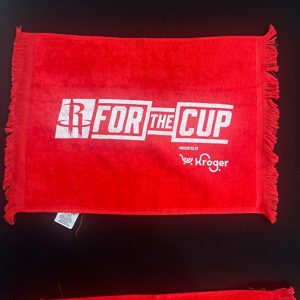 NBA Houston Rockets 2024-25 for the cup rally towel  ( Lot of 5) kroger